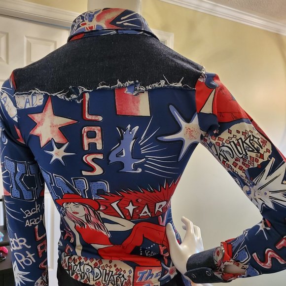 Parasuco stretch shirt - funky unique - Picture 4 of 7